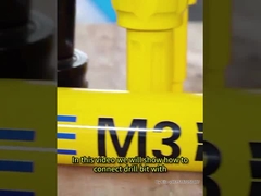 핵심 굴착 장치를 위해 비트 DTH 망치 버튼 비트를 꿰뚫는 고압 150 밀리미터 200 밀리미터 송풍 구멍