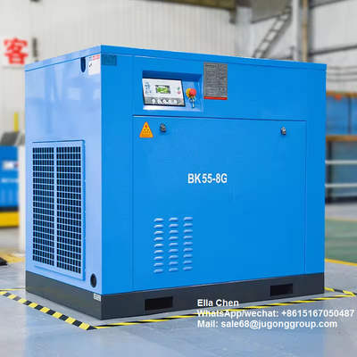 전기 55kw 100hp 10m3/min 8bar 공기 압축기 회전 가스 압축기 BK55-8G